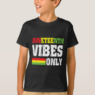 Vibes alleen juni 19 1865 Vibes vieren zwarte gesc T-shirt