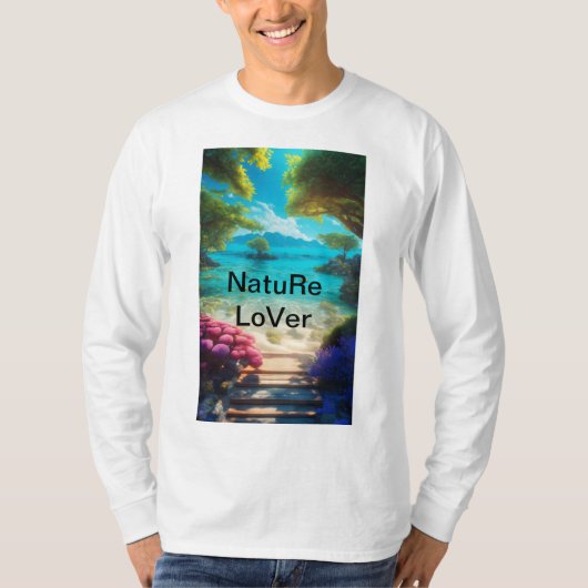 "Vibes AMOLED Imprimées T-Shirt - Profondeur vive  (Devant)