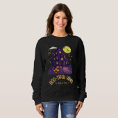 Vibes Boo-Tiful Sweatshirt Halloween (Devant entier)