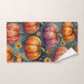 Vibes Citrouilles d'Halloween (Serviette à main)