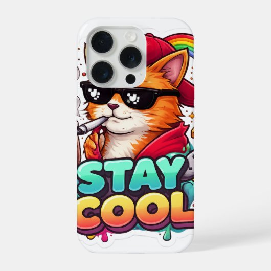 Vibes Cool – Mode Streetwear pour Chat Décontracté (Verso)