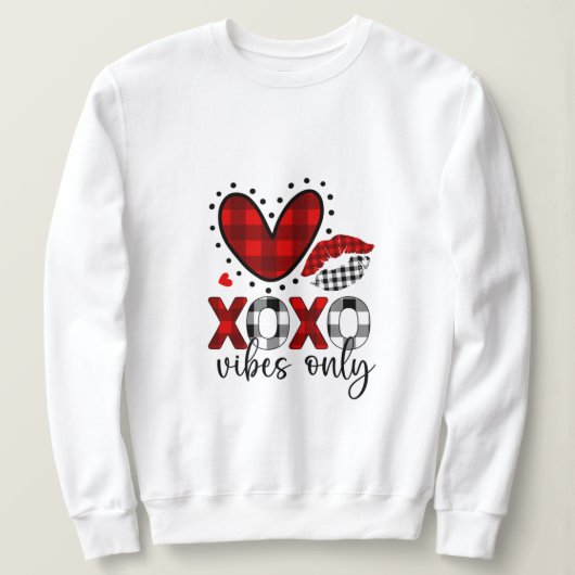 Vibes d'amour uniquement Sweatshirt (Design devant)