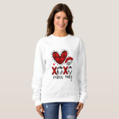 Vibes d'amour uniquement Sweatshirt (Devant entier)