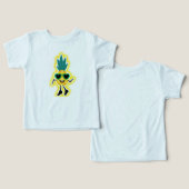 Vibes d'ananas super - Carton de fruits Cool (Design Recto & Verso)