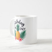 Vibes d'anniversaire seulement Mugs Cool (Devant gauche)