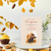 Vibes d'automne Boar - Carte d'invitation d'annive