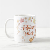 Vibes d'automne Café Mug (Gauche)
