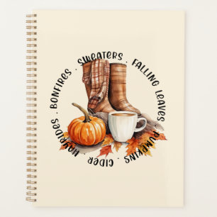 Vibes D'Automne Cosy - Bottes, Épices Citrouilles,