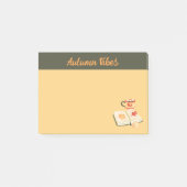 Vibes d'automne cosy Post-it Notes (Devant)