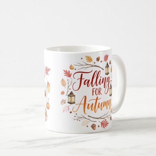 Vibes d'automne Mug (Devant droit)