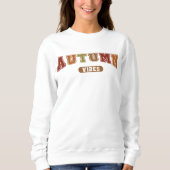 Vibes d'automne tendance Varsity Sweatshirt (Devant)