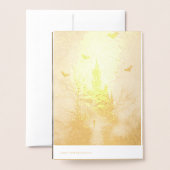 Vibes de carte à huile seulement - Carte Halloween (Derrière avec enveloppe)