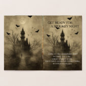 Vibes de carte à huile seulement - Carte Halloween (Intérieur)