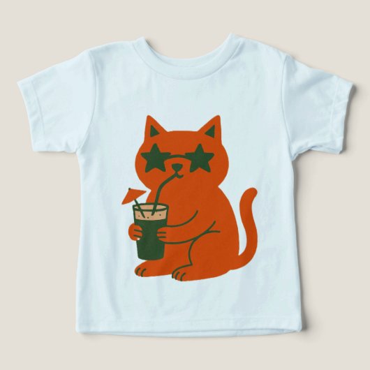 Vibes de chats cool - Tropical Chill in Style (Design Recto)