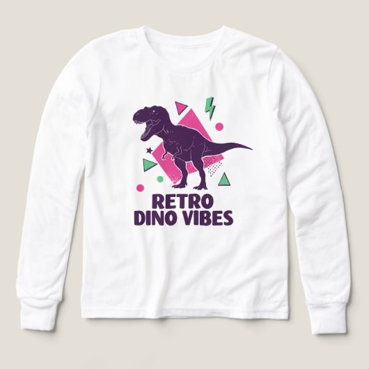 Vibes de Dino Rétro – T-Rex de Style 80s (Motif recto)