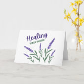 Vibes de guérison à l'intérieur de la carte de voe (Fleur jaune)