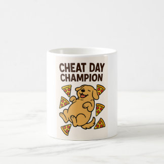 Vibes de jour de la Cheat Mug - Pizza Pup Edition