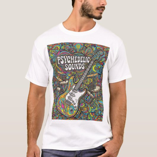 Vibes de musique psychédélique T-Shirt graphique r (Devant)