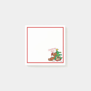 Vibes de Noël Dachshund Dog Post-It Notes