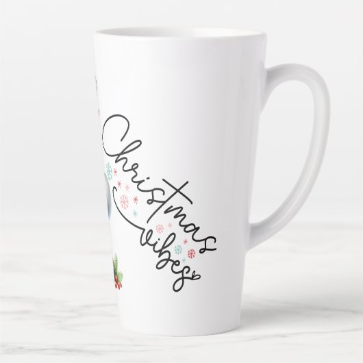Vibes de Noël Latte Mug (Droite)