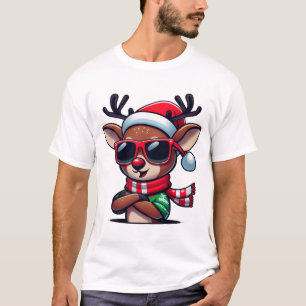 Vibes de Noël Reindeer cool T-shirt Homme