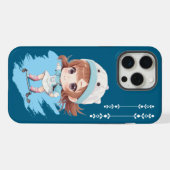 Vibes de patinage - Petite fille sur le casque de  (Verso Horizontal)