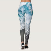 Vibes de plage élégantes Leggings Abstraits (Dos)