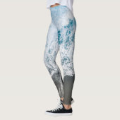 Vibes de plage élégantes Leggings Abstraits (Gauche)