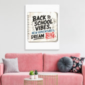 Vibes de rentrée scolaire – Impression pour mur de (Insitu(Salon))