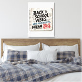 Vibes de rentrée scolaire – Impression pour mur de (Insitu(Chambre))