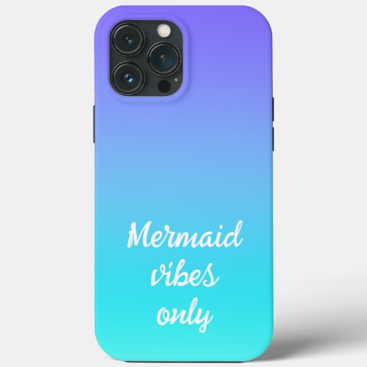 Vibes de sirène uniquement coque iphone Coque-maté (Verso)
