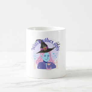 Vibes de sorcière uniquement Mug d'Halloween esthé