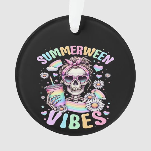 Vibes de Summerween Douce Fille Squelette Été Hall (devant)