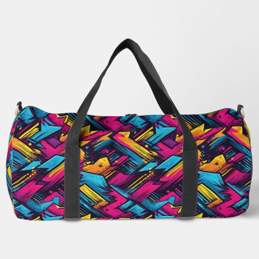Vibes de ville vibrantes Urban Pop Duffel sac (Recto)