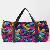 Vibes de ville vibrantes Urban Pop Duffel sac (Verso)