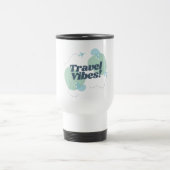Vibes de voyage bleu et vert Voyage / Mug Commutat (Centre)