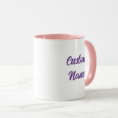 Vibes d'enseignant rétro Appréciation Mug (Devant droit)