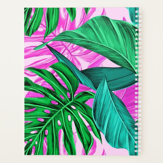 Vibes des îles tropicales | Monogramme 2026 (Dos)