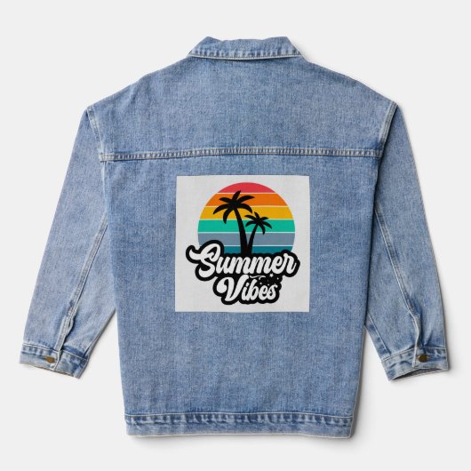 Vibes d'été avec design de palmiers (Verso)