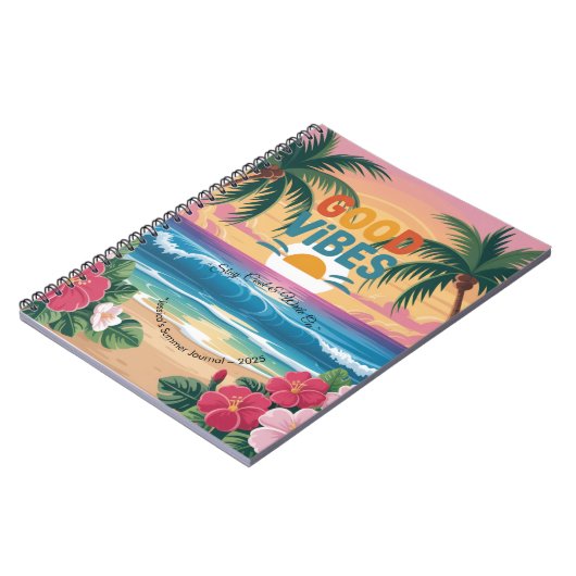 Vibes d'été Carnet tropical (Côté gauche)