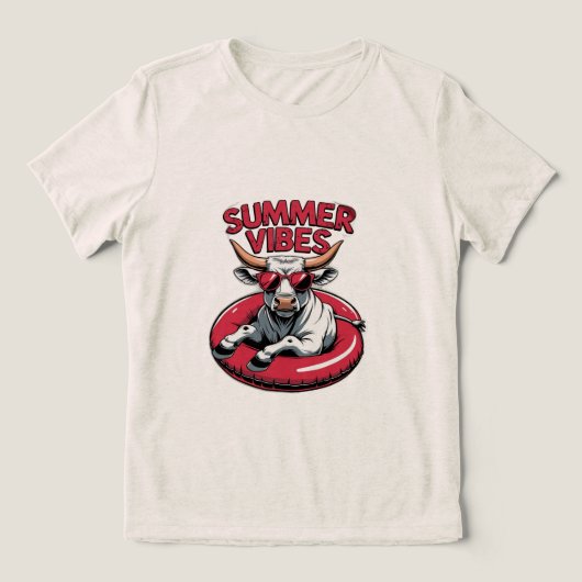 Vibes d'été cool graphique TShirt (Design Recto)