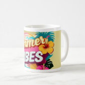 Vibes d'été de Mug (Devant droit)