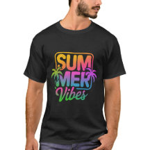Vibes d'été Fun Retro Beach Vibe Graphic t-shirt