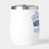 Vibes d'hiver confortables - Typographie du flocon (Avant)