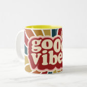 Vibes du bon matin Café Mug (Devant gauche)