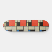 Vibes dynamiques : Mondrian Skateboard (Horz)