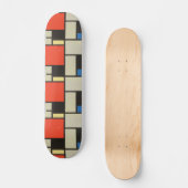 Vibes dynamiques : Mondrian Skateboard (Recto)