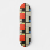 Vibes dynamiques : Mondrian Skateboard (Devant)