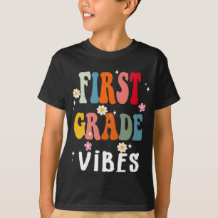 Vibes eerste graad - 1st Grade Team Retro 1st Dag T-shirt