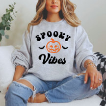 Vibes éffrayant Citrouille et chauves-souris Sweat